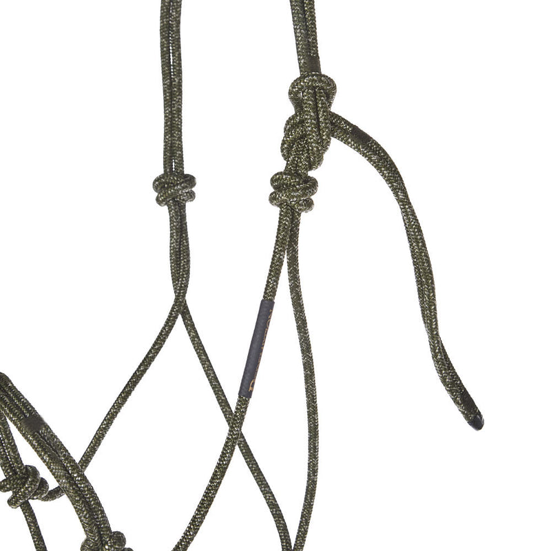 Haychix Timeless Olive Halter with Olive Lead Rope