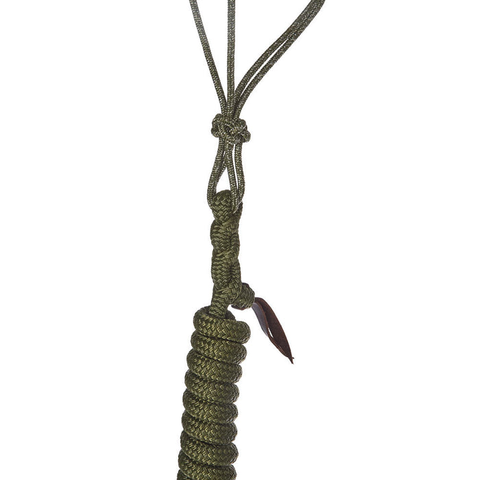 Haychix Timeless Olive Halter with Olive Lead Rope
