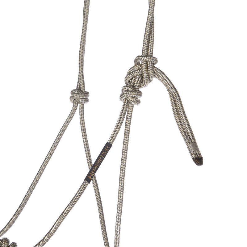 Haychix Timeless Platinum Halter with Platinum Lead Rope