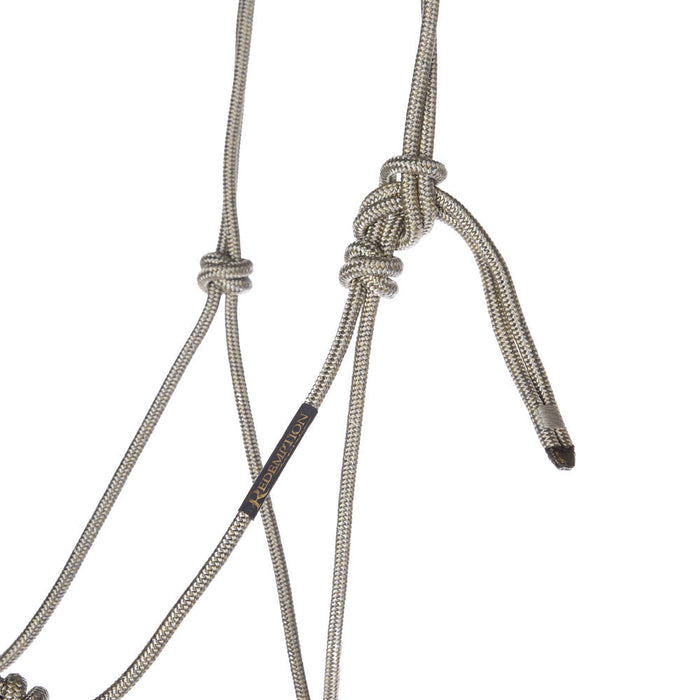 Haychix Timeless Platinum Halter with Platinum Lead Rope