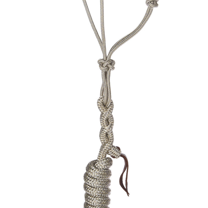 Haychix Timeless Platinum Halter with Platinum Lead Rope