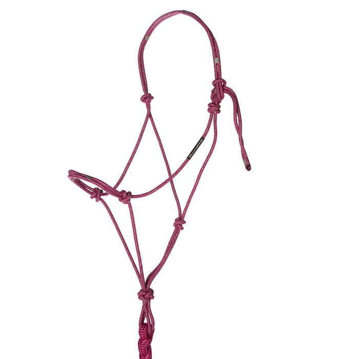 Haychix Timeless Rose Quartz Halter with Pink Lead Rope