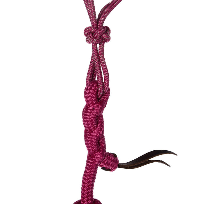 Haychix Timeless Rose Quartz Halter with Pink Lead Rope