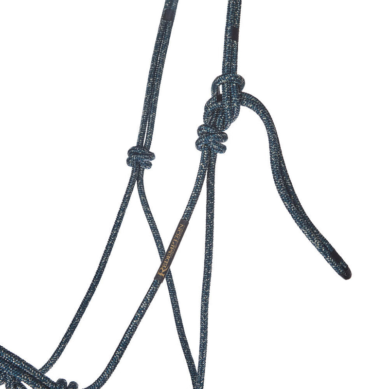 Haychix Timeless Saphire Halter with Steel Blue lead Rope