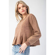 Ee Some Women's Coco Pleated Top