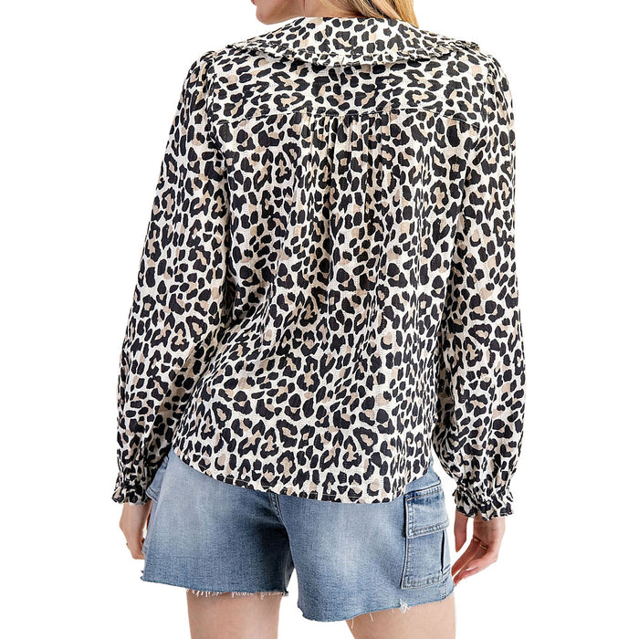 Ee Some Women's Chtah Print Blouse