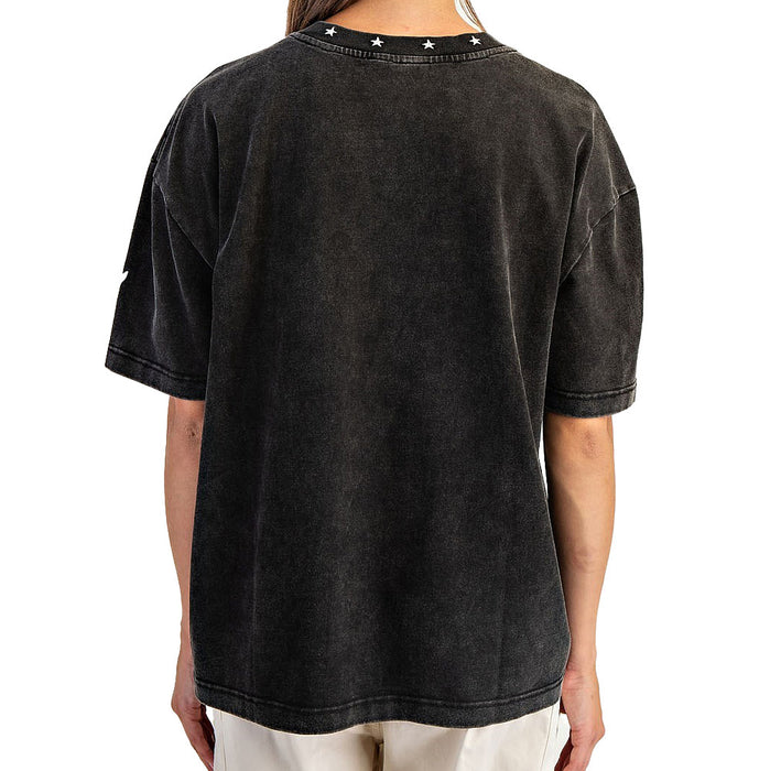 Ee Some Women's Ash Black Top