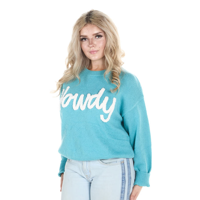 Turquoise Haven Howdy Turquoise Sweatshirt