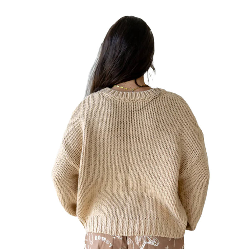 Turquoise Haven Women's Horse Sweater