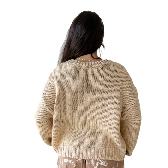 Turquoise Haven Women's Horse Sweater