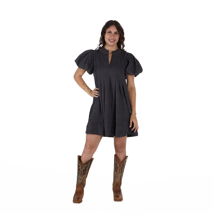 1860s day dress with shawl THML | Liana Bow Mini Dress main image 1