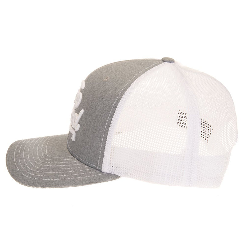 Top Hand Rope Company Grey Cap with White Logo