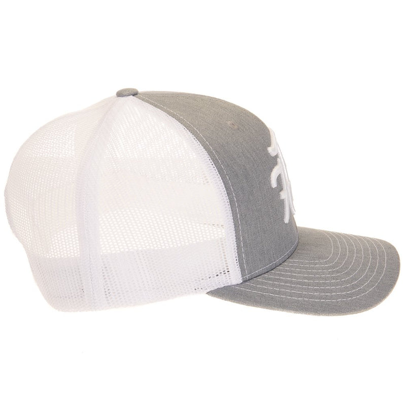 Top Hand Rope Company Grey Cap with White Logo