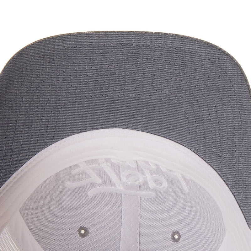 Top Hand Rope Company Grey Cap with White Logo