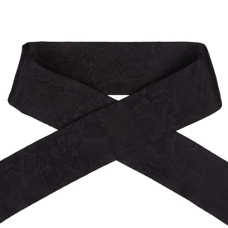 Wyoming Traders Black Jacquard Twilly