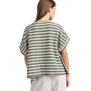 Ee Some Women's Dry Herb Stripe Top