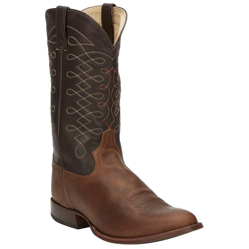Tony Lama Men's Patron Fossil Brown 13in. Round Toe Cowboy Boots