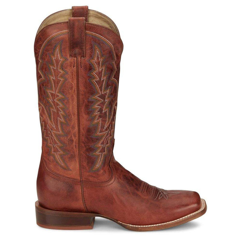 Tony Lama Men`s Camarillo Cognac 13in Cognac Goat Top