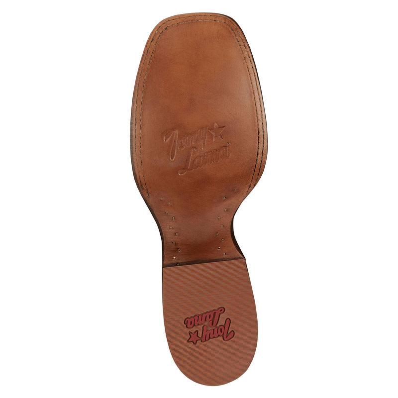 Tony Lama Men`s Camarillo Brown 13in Navy Top