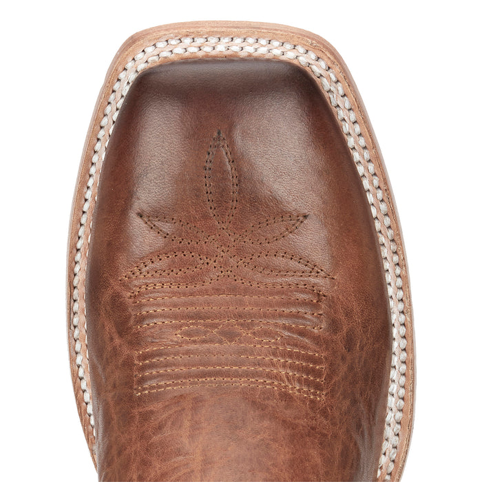 Tony Lama Women's Gabriella Brown Wide Square Toe with 11in. Shaft Boot