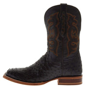 Tony Lama Men Moore Umber Brown Full Quill Ostrich 11in. Umber Top