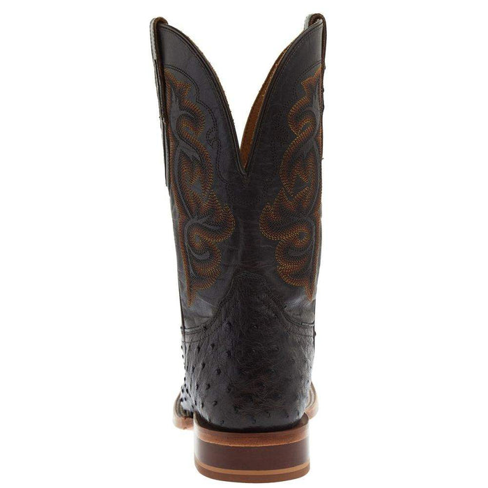 Tony Lama Men Moore Umber Brown Full Quill Ostrich 11in. Umber Top