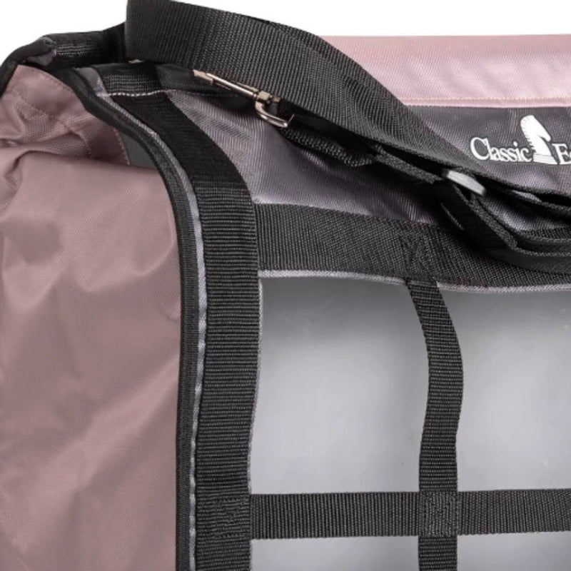 Classic Equine Grey Tan Top Load Hay Bag
