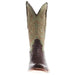 Tanner Mark Boots Men's Nicotine Caiman Tail Print 12in Cactus Green Top