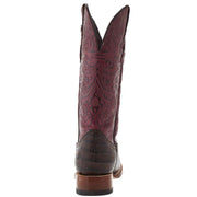 Tanner Mark Boots Women`s Brown Caiman Belly Print 13in. Boot