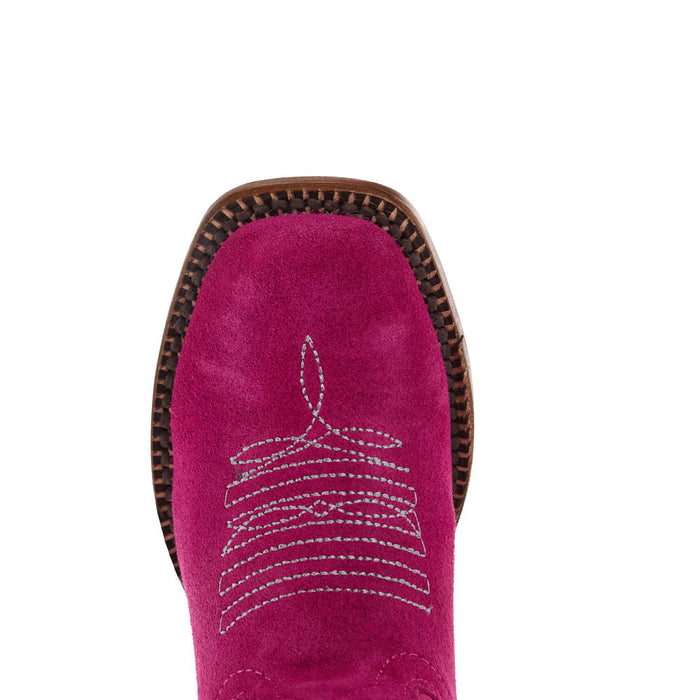 Tanner Mark Boots Kid's Pink Roughout Vamp with Matching Top