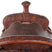 Tomahawk Heavy Oil 5/8 Breed Poinsettia Tooled Cowboy Saddle
