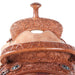 Tomahawk Natural 3/4 Breed Floral Tooled Olin Young