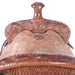 Tomahawk Natural 3/4 Breed Poinsettia Tooled Cowboy Saddle