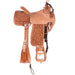 Tomahawk Natural 7/8 Breed Floral Tooled MTM Team Roper