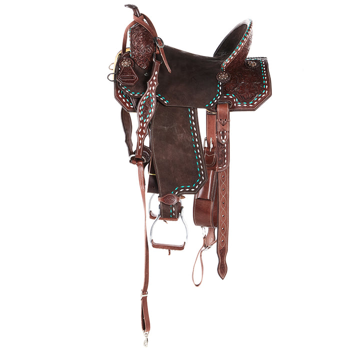 Tomahawk Heavy Oil 1/2 Breed Barrel Saddle