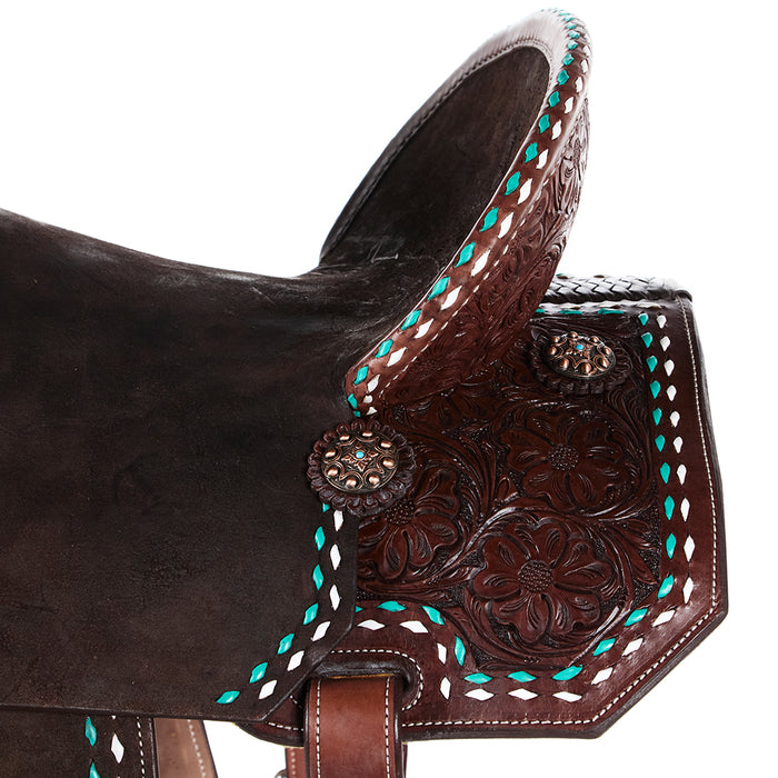 Tomahawk Heavy Oil 1/2 Breed Barrel Saddle