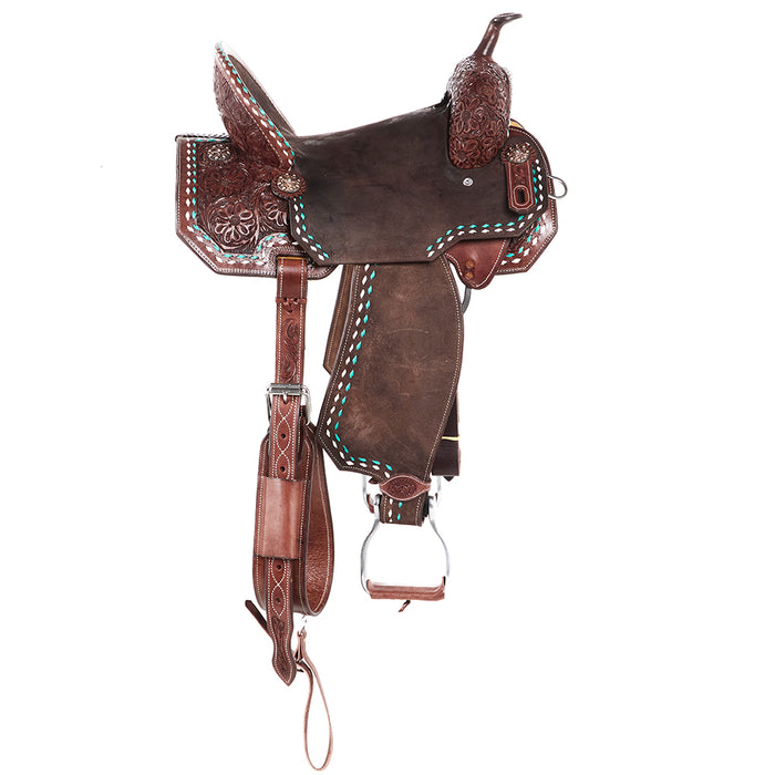 Tomahawk Heavy Oil 1/2 Breed Barrel Saddle