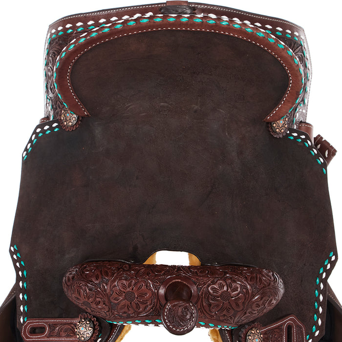 Tomahawk Heavy Oil 1/2 Breed Barrel Saddle
