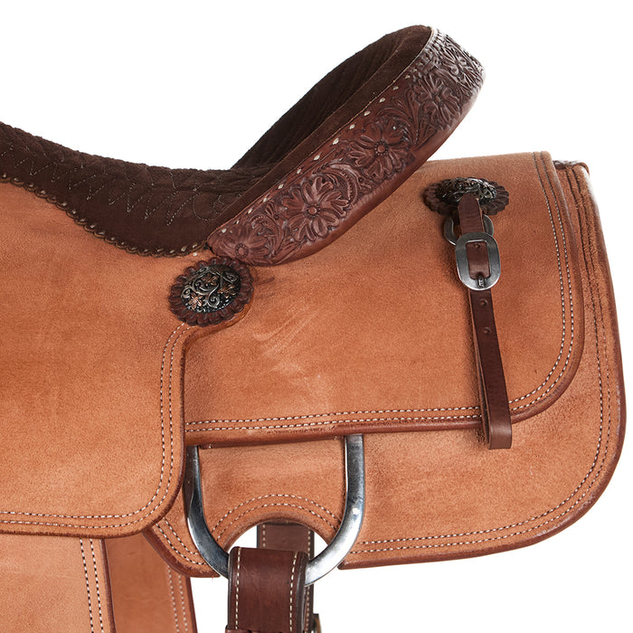 Tomahawk 15in 1/8 Breed with Quilted Seat Team Roper