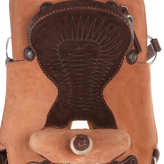 Tomahawk 15in 1/8 Breed with Quilted Seat Team Roper