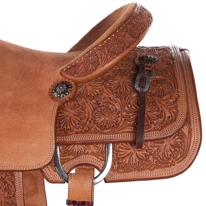 Tomahawk 15in 7/8 Breed Hard Seat Team Roper