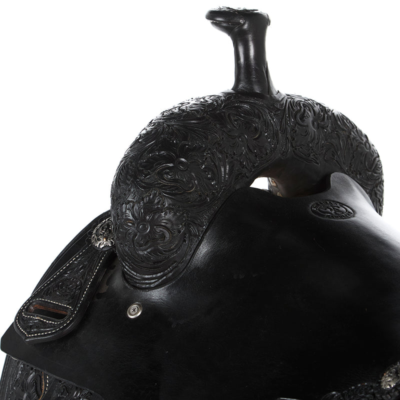 Tomahawk 16.5in Black 1/2 Breed with Hard Seat Ranch Cutter
