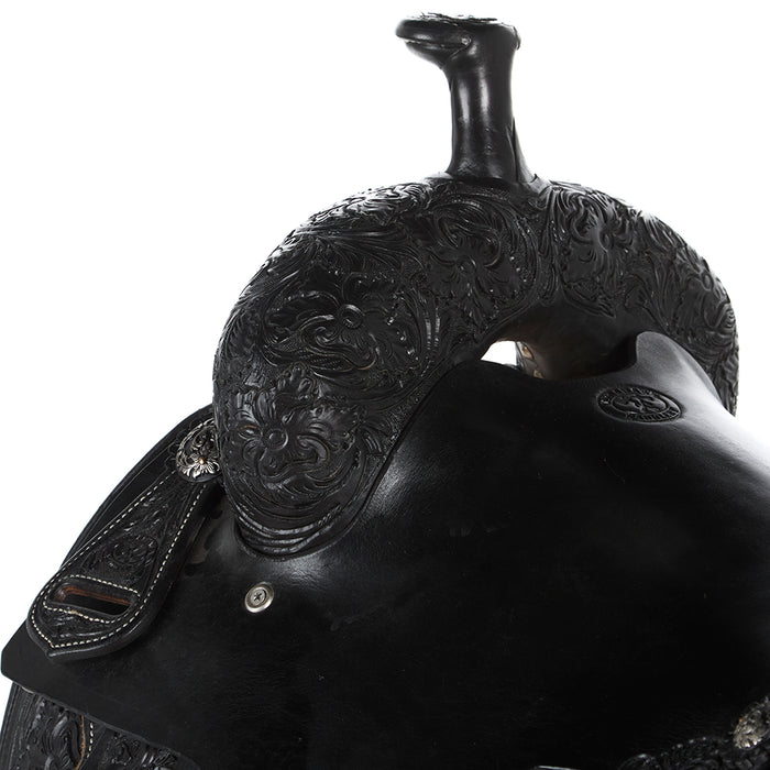 Tomahawk 16.5in Black 1/2 Breed with Hard Seat Ranch Cutter