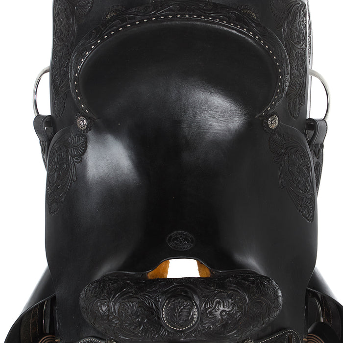 Tomahawk 16.5in Black 1/2 Breed with Hard Seat Ranch Cutter