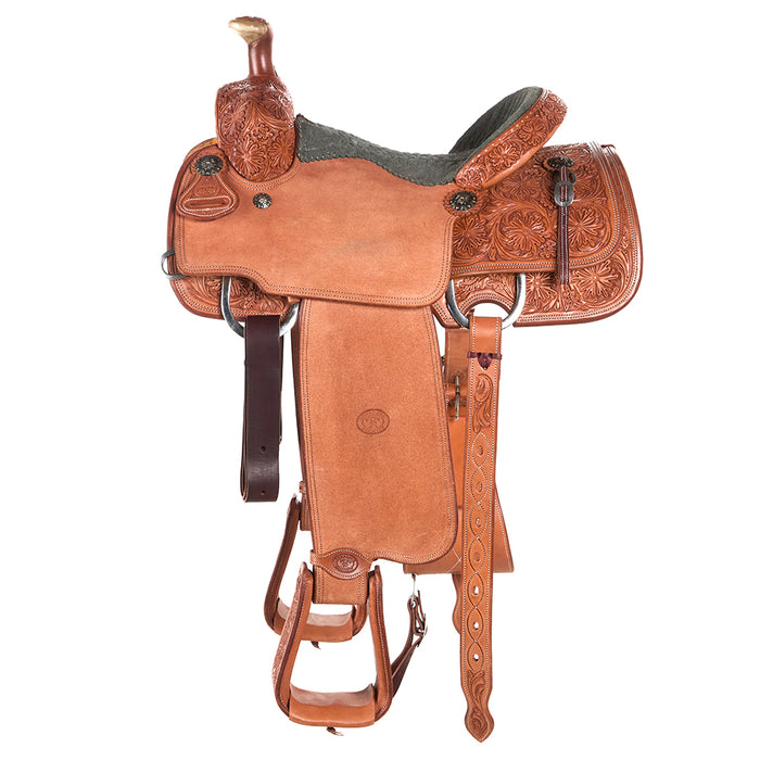 Tomahawk 13.5in 3/4 Breed with Quilted Seat Team Roper
