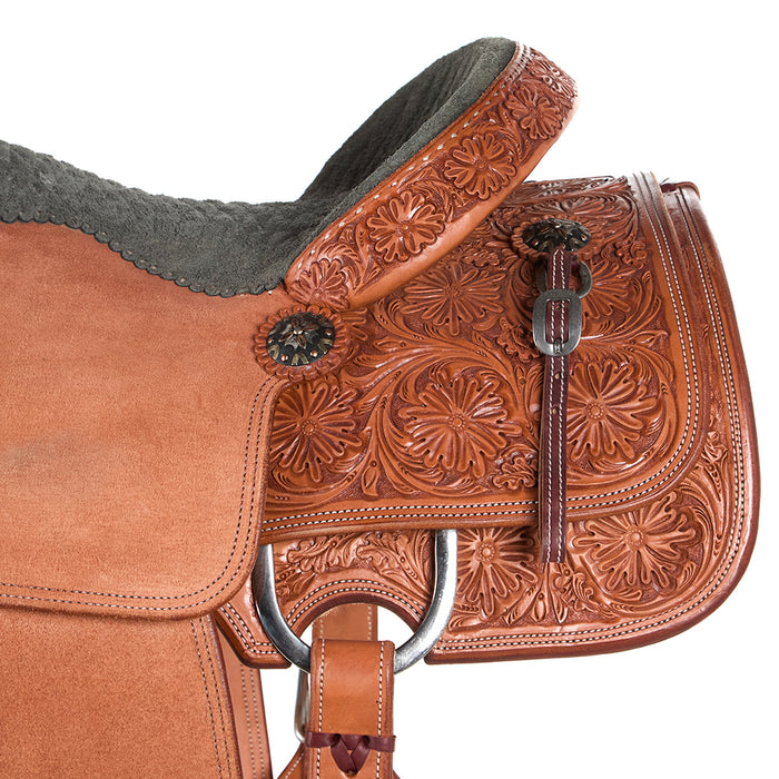 Tomahawk 13.5in 3/4 Breed with Quilted Seat Team Roper