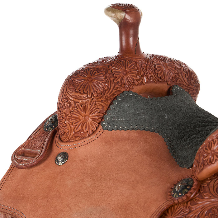 Tomahawk 13.5in 3/4 Breed with Quilted Seat Team Roper