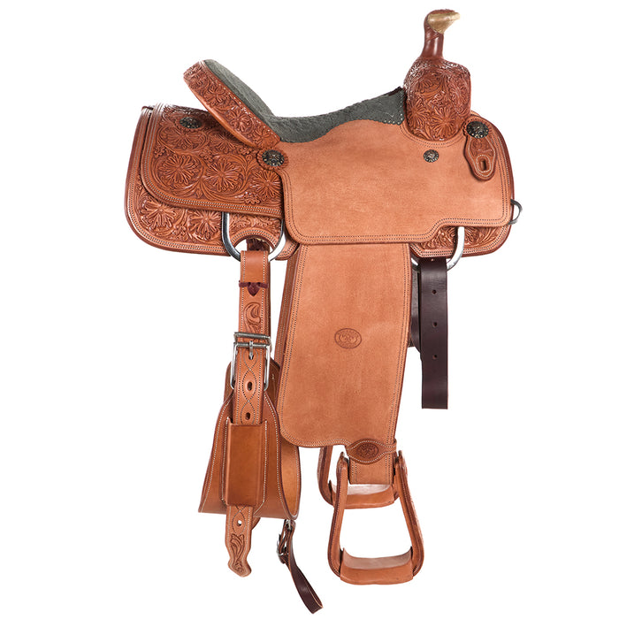 Tomahawk 13.5in 3/4 Breed with Quilted Seat Team Roper