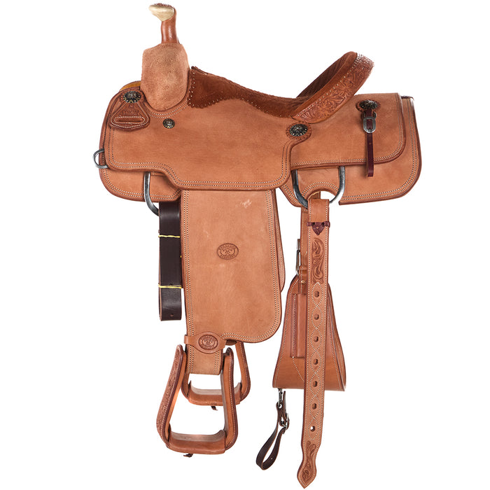 Tomahawk 14in 1/16 Breed Quilted Seat Team Roper
