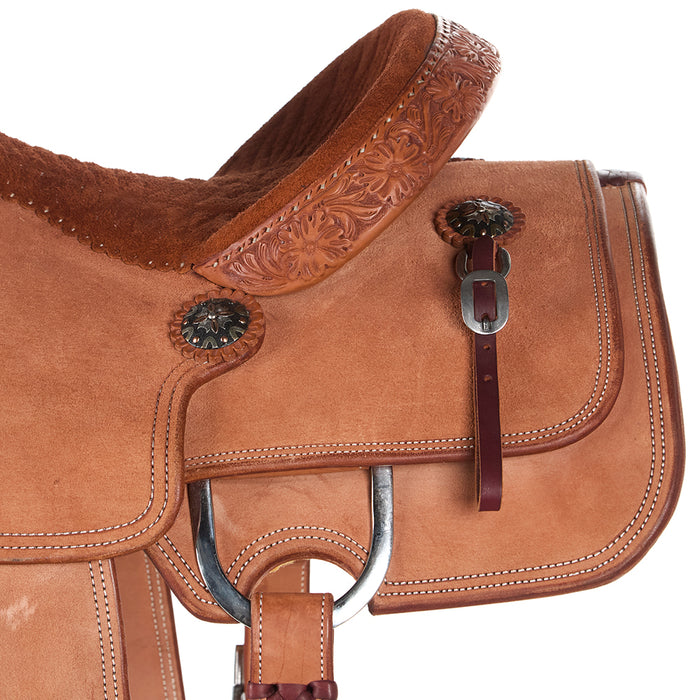 Tomahawk 14in 1/16 Breed Quilted Seat Team Roper